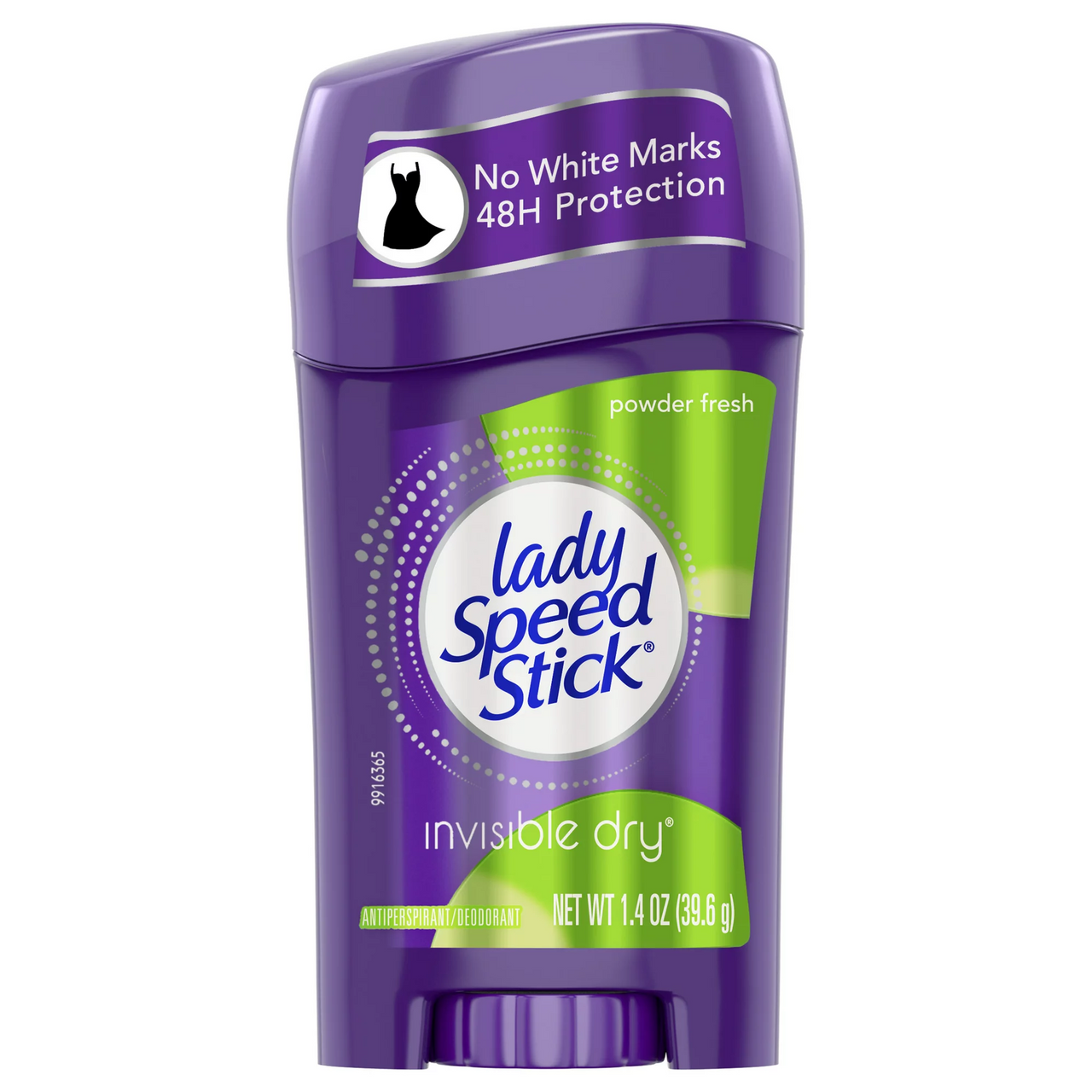 Lady Speed Stick Invisible Dry Antiperspirant And Deodorant Stick, Powder Fresh - 1.4 Oz